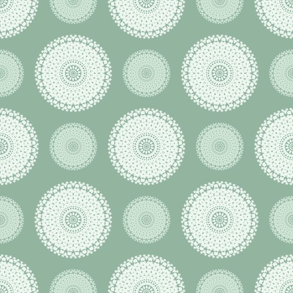 Sage Rosette Pattern