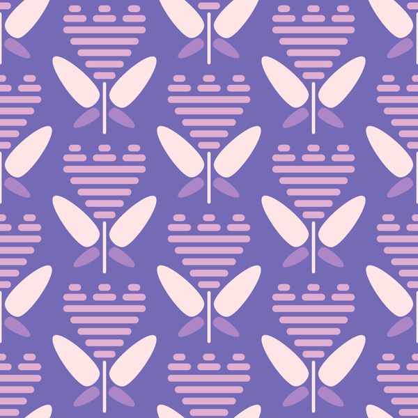 Lavender Bloom Pattern