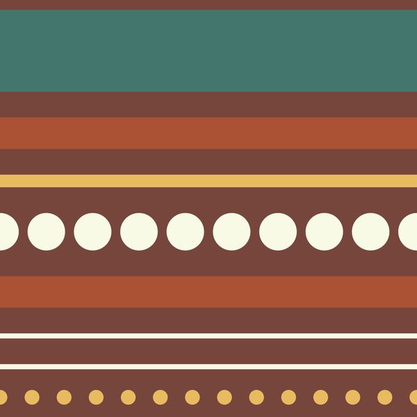Terracotta Stripes Pattern
