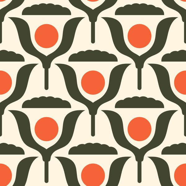 Geometric Blossom Pattern