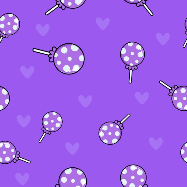 Blackcurrant Lollipop Pattern