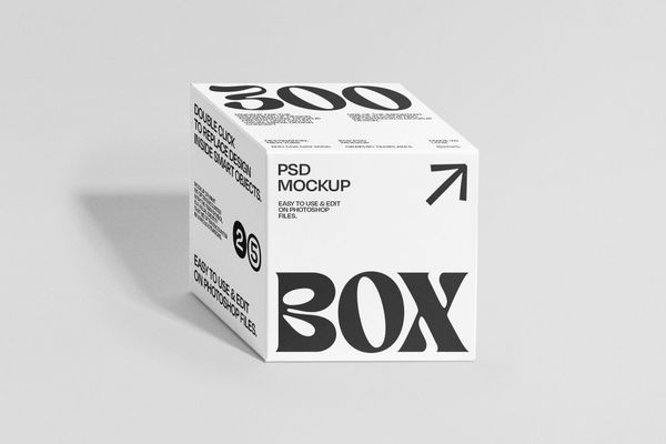 Realistic Box Mockup