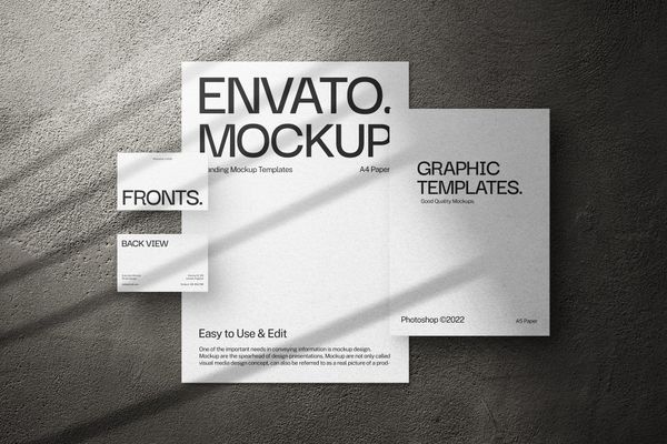 Elegant Minimal Branding Mockup Pack