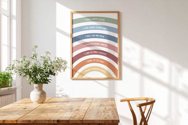 Bright Natural Interior Frame Mockup