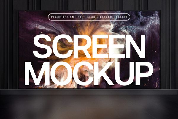 Simple Screen Mockup