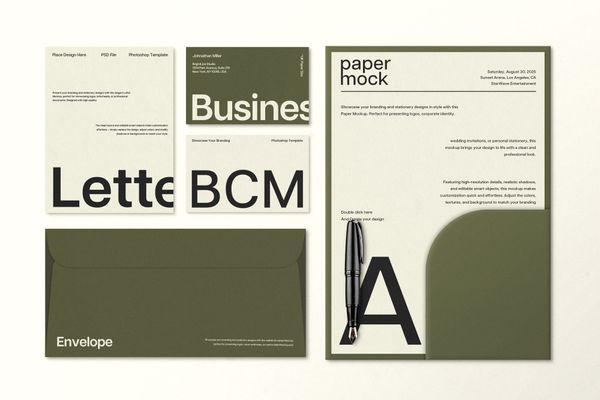 Signature Stationery Mockup