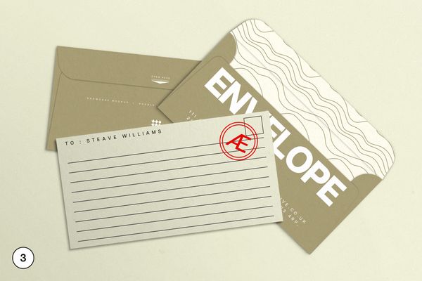 Modern Envelope & Card Mockup