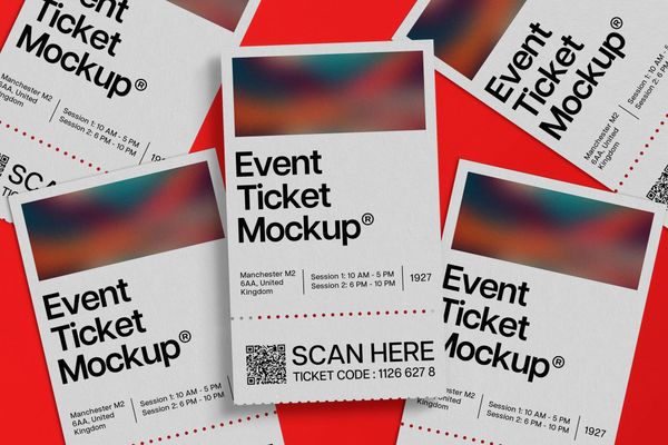 Event Ticket Mockup