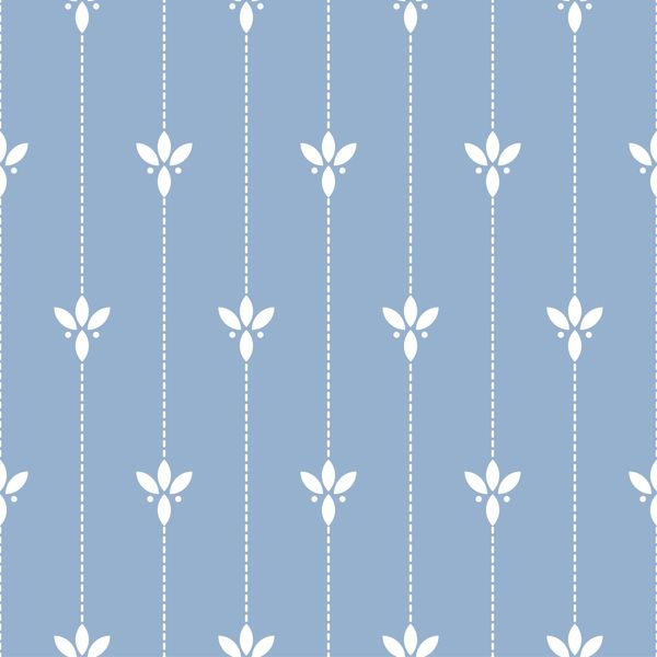 Elegant Line Blossom Pattern