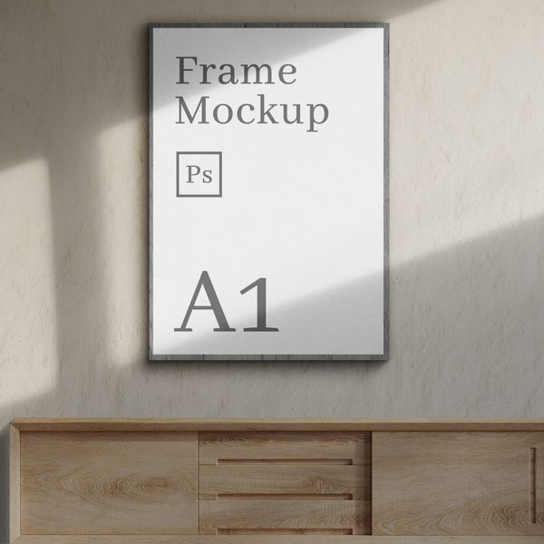 Frame Mockup A1 Paper