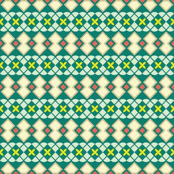 Abstract Rhombus Pattern