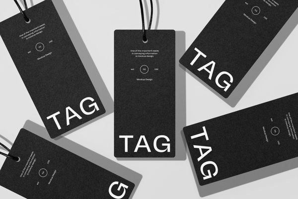 Label Tag Mockup