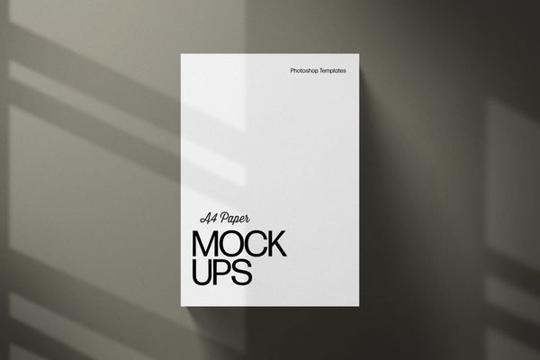 Letter Paper Scenes Mockup