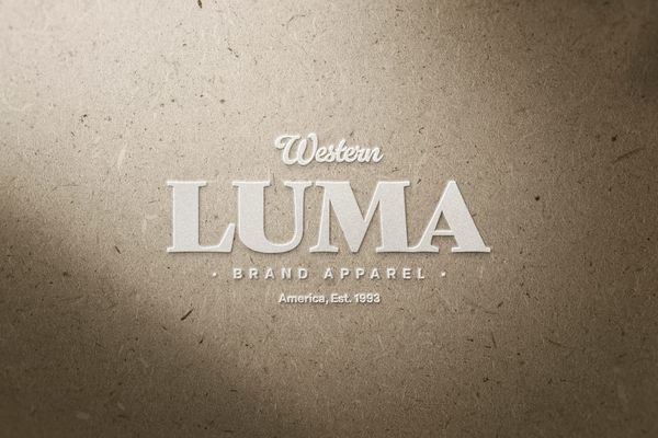 Luma Logo Mockup