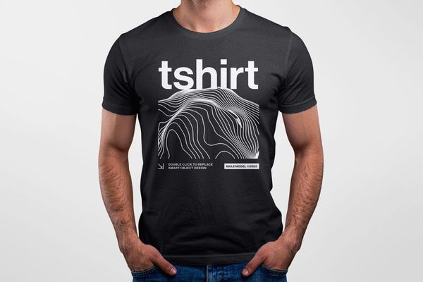 Men T-Shirt Mockup