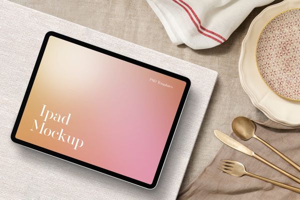 Minimal iPad Pro Mockup