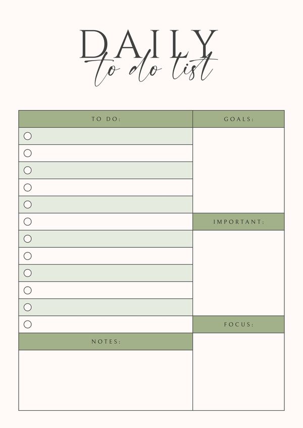 Olive To Do List