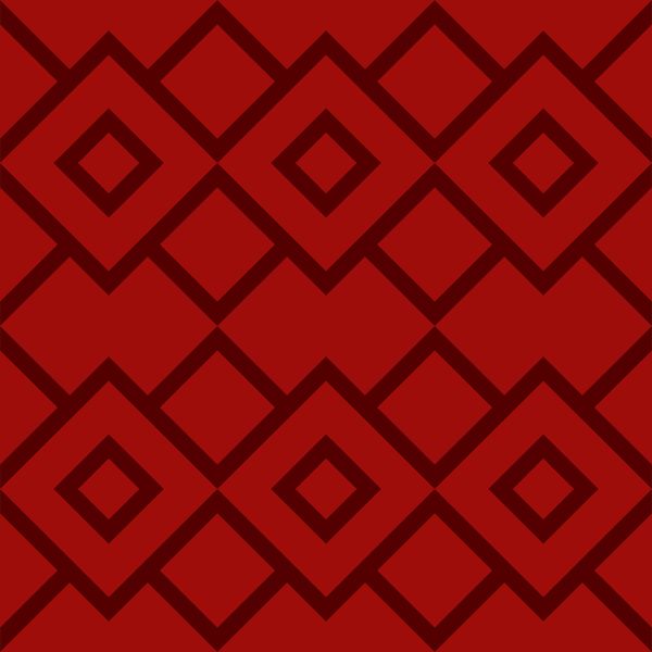 Geometric Diamond Lattice Pattern