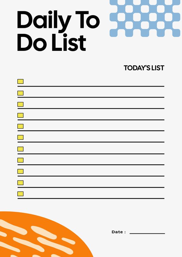 Playful To Do List