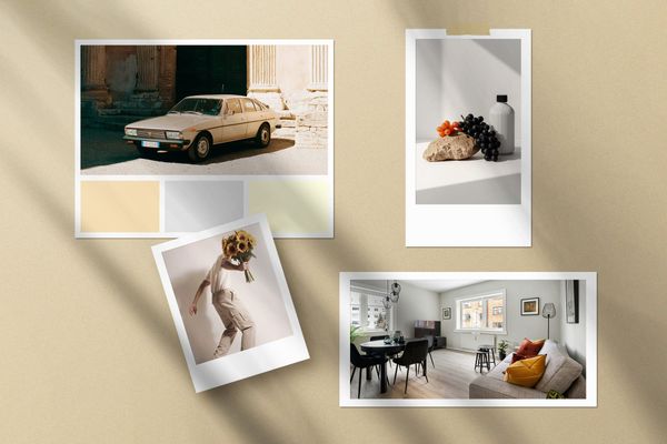 Classic Polaroid Photo Mockup