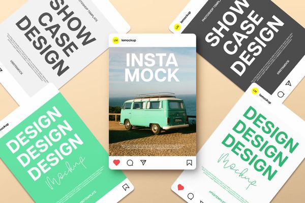 Modern Instagram Post Mockup