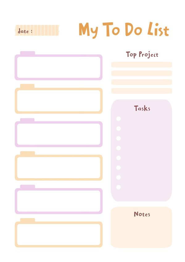 Soft & Sweet To Do List