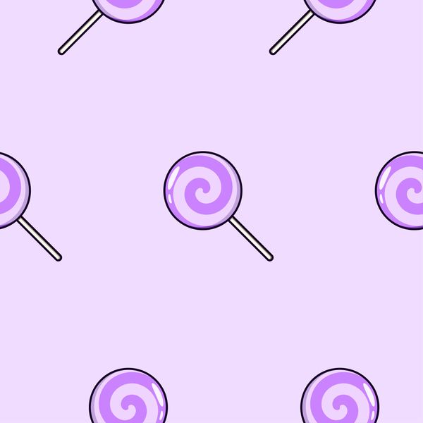 Spiral Purple Lollipop