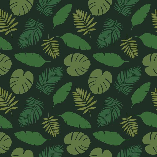 Tropical Leaves Pattern