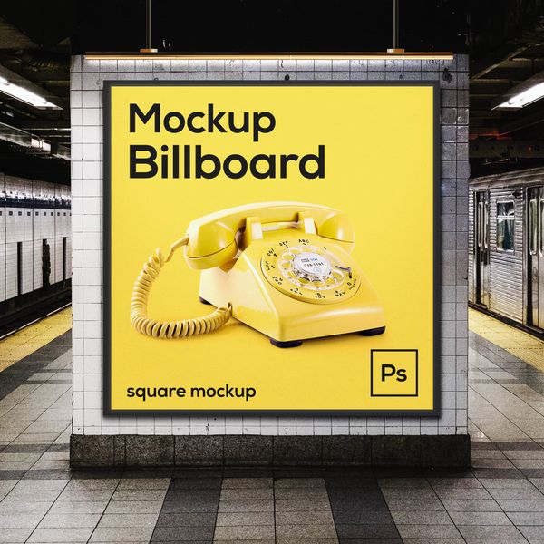 Underground Advertising Mockup