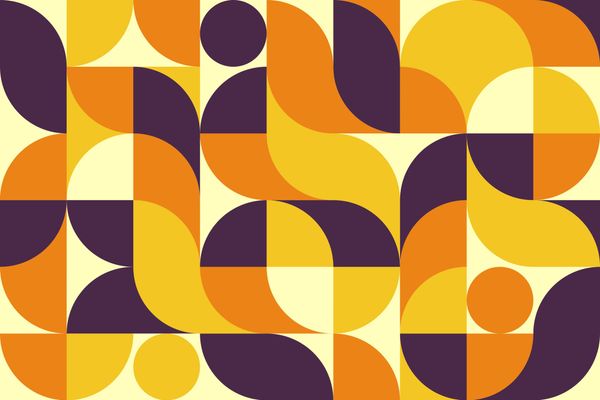 Geometric Wide Modern Pattern