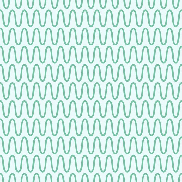 Wave Doodle Pattern