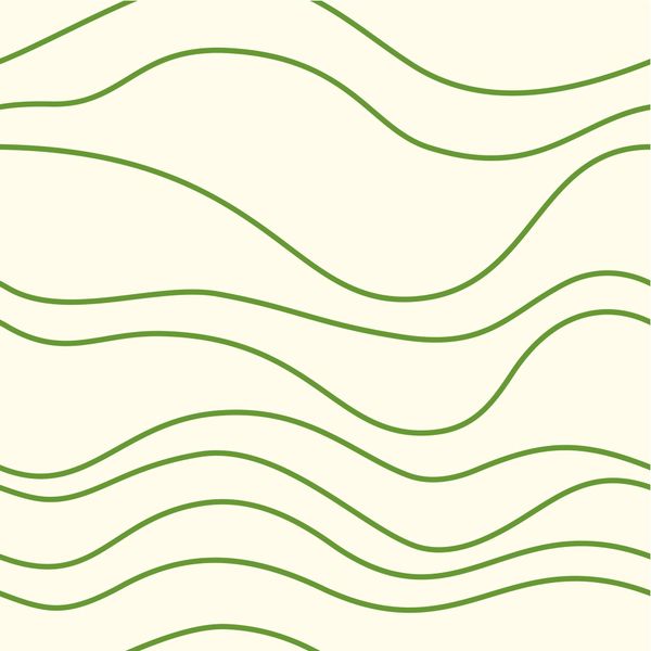 Green Waves Pattern