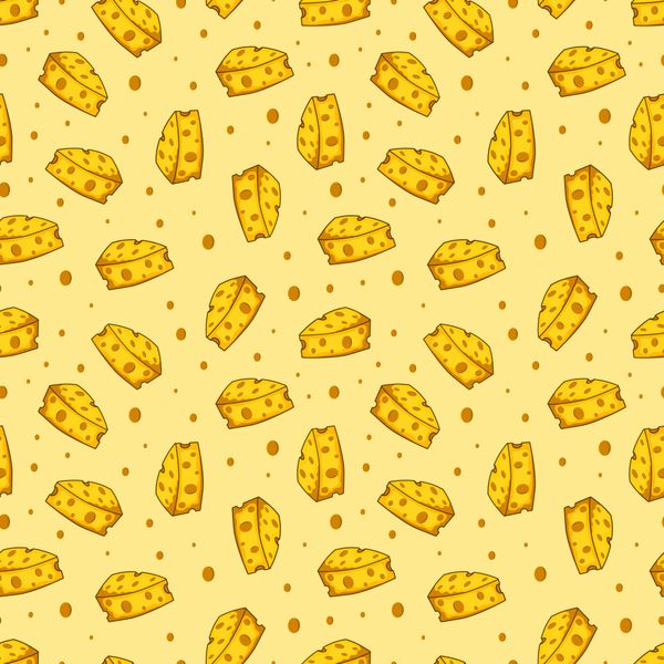 Cheese Seamless Pattern