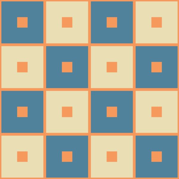 Geometric Checker Pattern