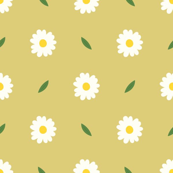 Sunny Daisy Pattern