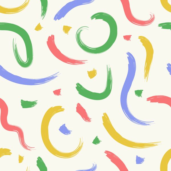 Playful Strokes Pattern