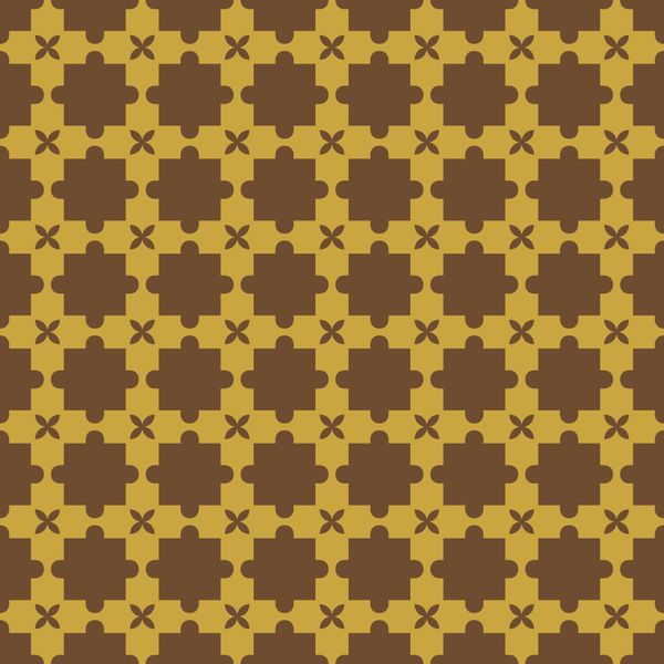 Puzzle Cross Pattern