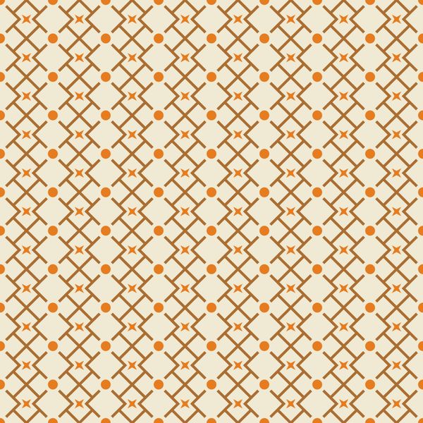 Trellis Circle Star Pattern