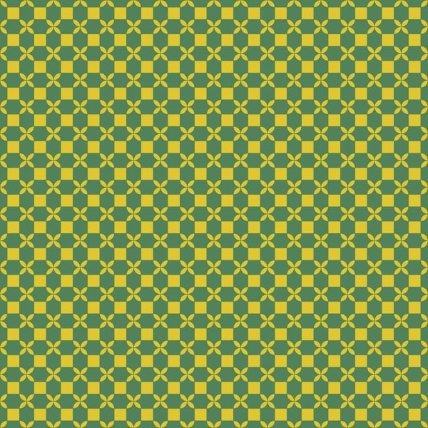 Square Petal Floral Pattern