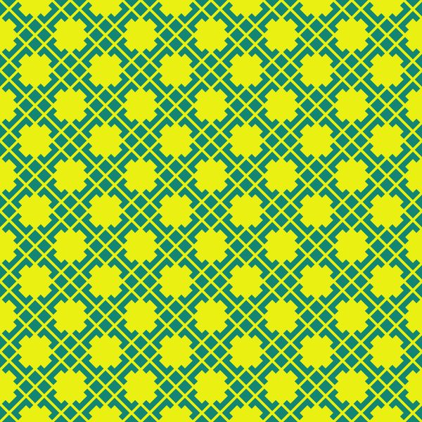 Rosette Diagonal Pattern