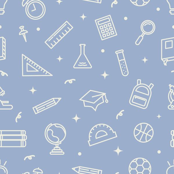 Playful Back to School Pattern