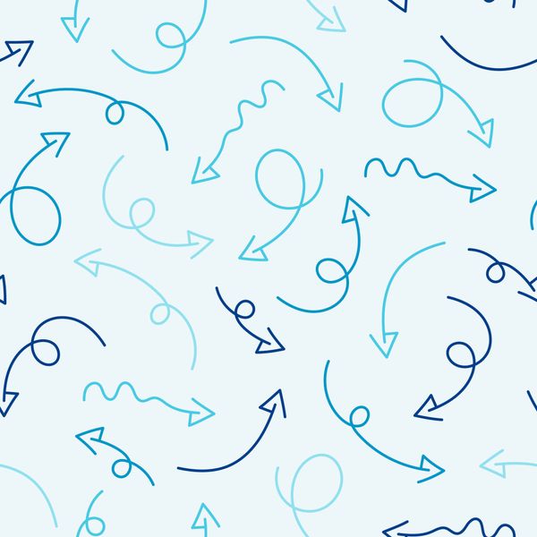 Ocean Breeze Arrow Pattern