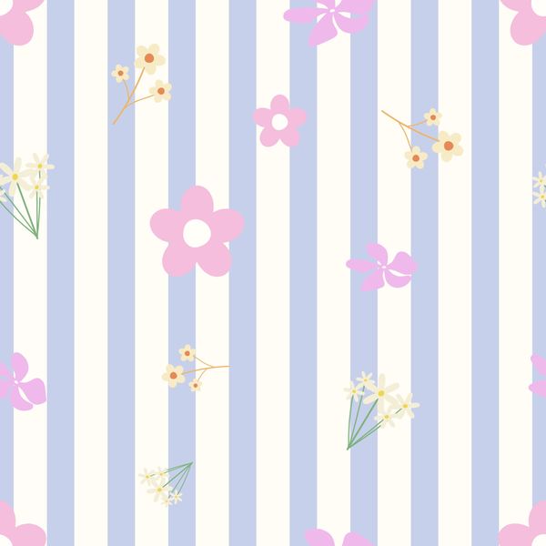 Cute Floral Seamless Pattern