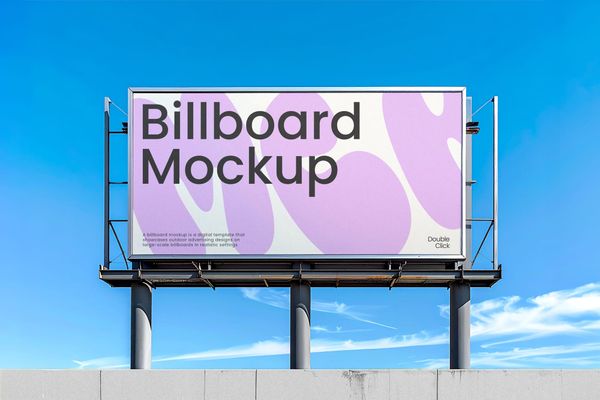 Urban Outdoor Billboard Mockup