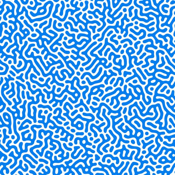 Blue Turing Seamless Pattern