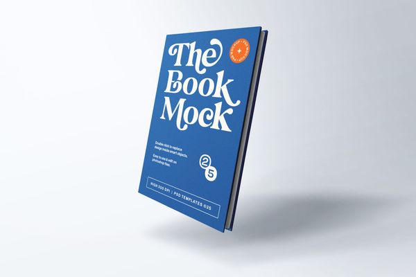 Modern Book Cover Mockup