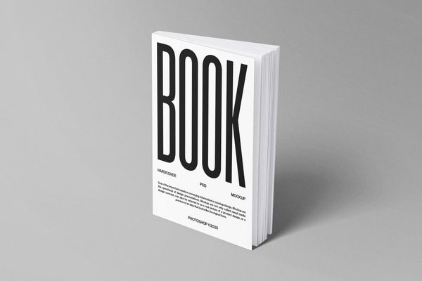Minimalist Branding Book Mockup
