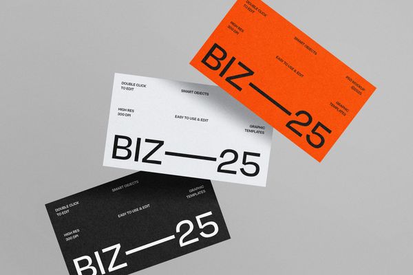 Premium Business Card Design Mockup