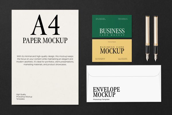 Classic Stationery Mockup Set