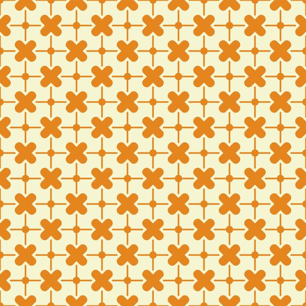 Geometric Cross Pattern